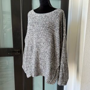 LOFT Multicolor Marled Knit Sweater XXL